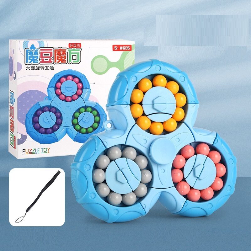 Juguete Magic Bean de descompresión giroscópica de 6 lados