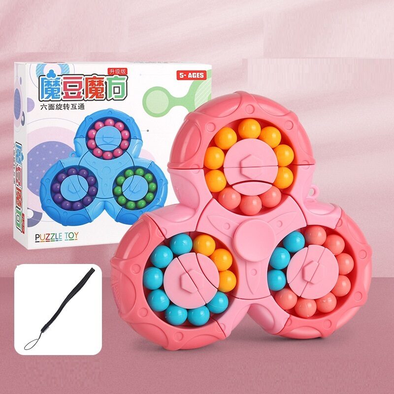 Juguete Magic Bean de descompresión giroscópica de 6 lados