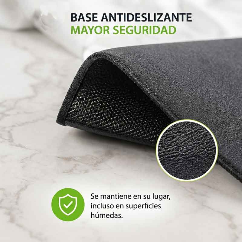 Tapete Absorbente para Cocina de Secado Rápido y Antideslizante – Gris