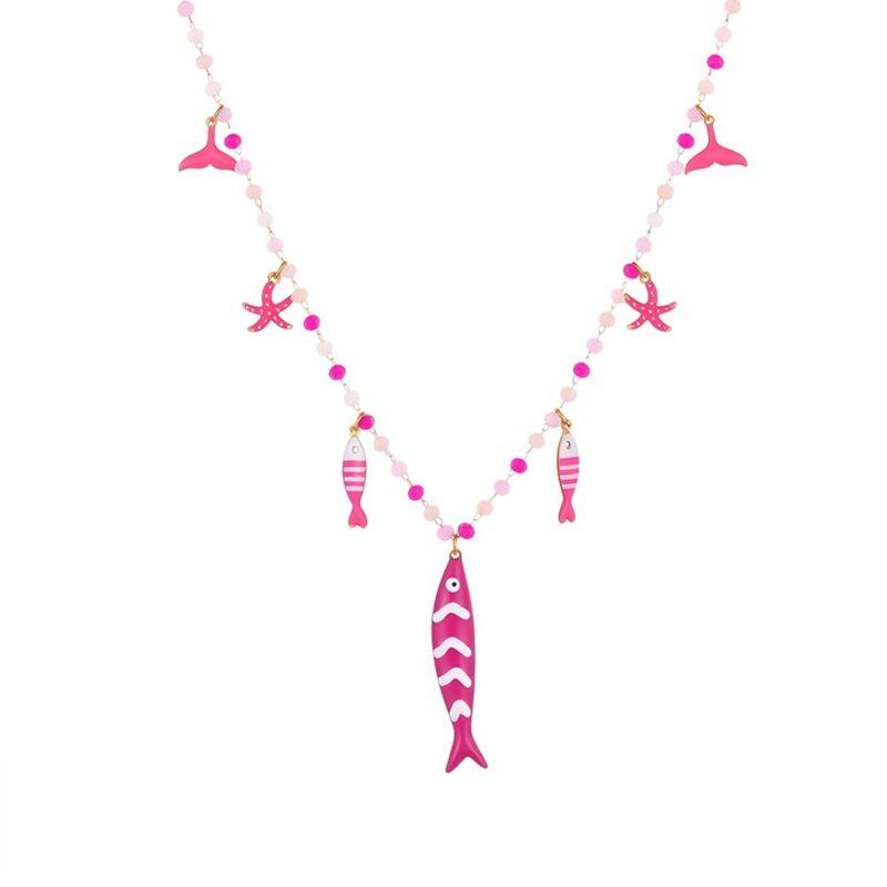 Colgante en forma de corazón – elegancia, color y romance