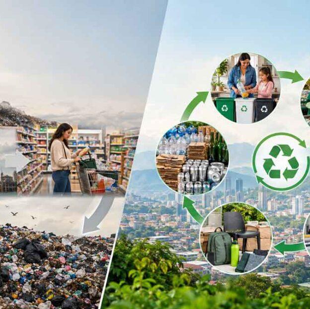 Lee más sobre el artículo Economía lineal vs economía circular: diferencias y ejemplos