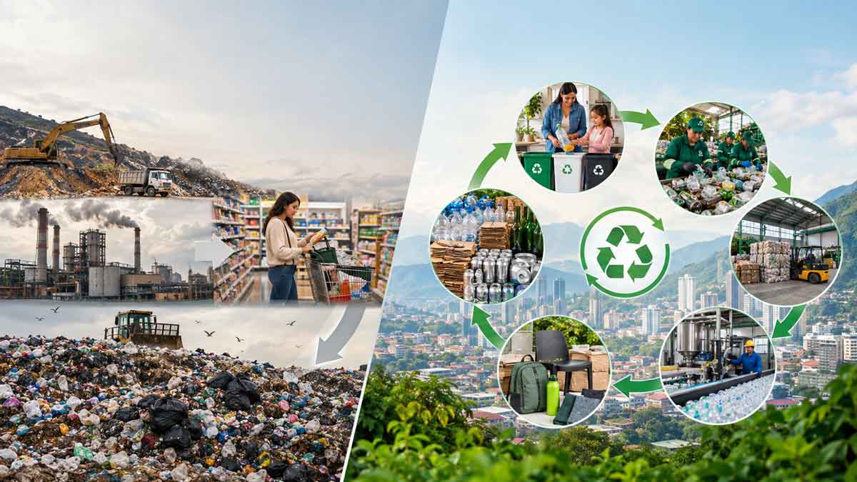 En este momento estás viendo Economía lineal vs economía circular: diferencias y ejemplos